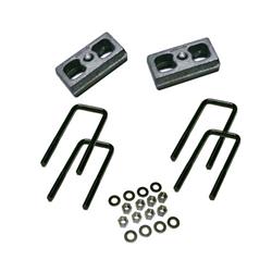 Lift Blocks/U-Bolts, Cast Iron, 2 in. Lift, Rear, Chevy, GMC, Pickup, SUV, RWD/4WD, 6 Lug, Kit