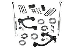 Suspension Lift, 3 in. Front/1.5 in. Rear, Upper Control Arms, Leaf Blocks, Chevrolet, GMC, Kit