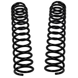 Lift Springs, Coil-Style, 2.50 in. Front, Black Powdercoated, Jeep Wrangler JL, 4-Door, Pair