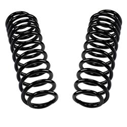 Lift Springs, Coil-Style, 4.00 in. Rear, Black Powdercoated, Jeep Wrangler JL, 4-Door, Pair