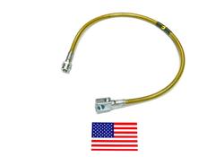 Brake Line, Kevlar® Reinforced, Braided Stainless Steel, Ford, Pickup, SUV, Rear, 4-9 in. Lift, Each