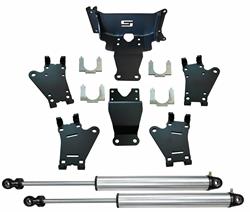 DUAL STEERING STABILIZER KIT RADFLO CYLINDERS 2017-2024 FORD F-450, F-550 SUPER DUTY 4WD