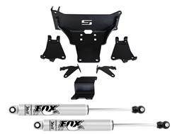 DUAL STEERING STABILIZER KIT - FOX 2.0 CYLINDERS 2017-2024 FORD F-450, F-550 SUPER DUTY 4WD