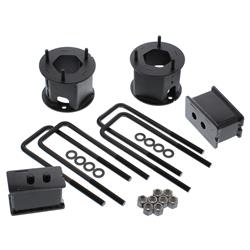 Suspension Lift Kit Components, Component Box, Contains Front Strut Spacers and Rear U-Bolt/Blocks, Fits K126 and K126B, Ford, F-150, Each Each