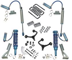 Suspension Lift Kits, Rockrunner 3 in., Upper Control Arms, Leaf Spring Blocks, Adjustable King Shocks with Reservoir, Hardware, Toyota, Tacoma, Kit