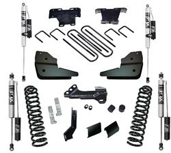 4" Lift Kit - 2023 Ford F-250 and F-350 Super Duty 4WD w/ Diesel Engine - FOX 2.0 Reservoir Shocks