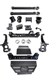 Superlift Suspension Lift Kit, 5 in., Steering Knuckles, Lower Control Arm Crossmembers, Front Skid Plate and Belly Pan, Rear Control Arms, Ford, Kit