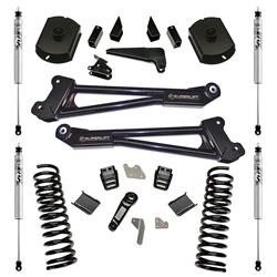 Lift Kit, 4 inch, 2014-2018 Dodge Ram 2500 4WD, Diesel Engine, Replacement Radius Armswith Fox 2.0 Series Shocks