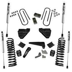 Lift Kit, 4 inch, 2013-2018 Dodge Ram 3500 4WD, Diesel Engine, with Fox 2.0 Series Shocks