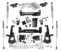 Suspension Lift Kits, Rockrunner 6 in., Steering Knuckle, Leaf Blocks, Fox 2.0 Shocks, Hardware, Chevrolet, GMC, 2500HD/3500HD, Kit