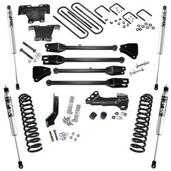 Suspension Lift Kits, Rockrunner 4 in., Coil Springs, 4-Link Arms, Leaf Blocks, Fox 2.0 Shocks, Hardware, Ford, Superduty, Diesel, Kit