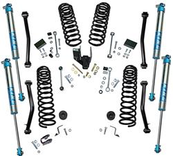 Suspension Lift, 4WD, 4.0 in. Front and Rear, Jeep, Wrangler, 4-Door, Kit