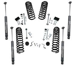 Suspension Lift Kit, 2.5 in. Front and 2 in. Rear, Dual Rate Coil Springs, Shadow Shocks, Jeep, 2-Door, Kit