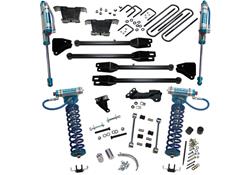 LIFT KIT 4 inch Lift Kit - 2008-2010 Ford F-250 and F-350 Super Duty 4WD - with a 4-Link Conversion, King Coilovers and King rear Shocks