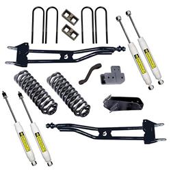 Suspension Lift, 4WD, 4.5 in. Front/2.5 in. Rear, Ford, SUV, Kit