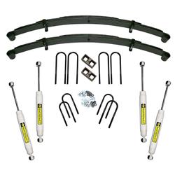 Suspension Lift, 4WD, 4.0 in. Front/3.0 in. Rear, Chevy, GMC, K/V-Series Pickup, Kit