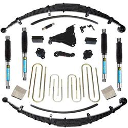 Suspension Lift, Add-a-Leaf/Spacer, Gas Shocks, 8.0 in. Front, 6.0 in. Rear, Ford, Kit