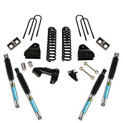 Suspension Lift, Coil Springs, Spacer, Bilstein Shocks, 4 in. Front, 2.5 in. Rear, Ford, Diesel, Kit