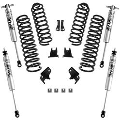 Lift Kit, 2.5 inch, 2007-2018 Jeep Wrangler JK Unlimited 4 Door, with Fox 2.0 Series Shocks