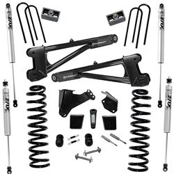 Lift Kit, 6 inch, 2005-2007 Ford F-250 and F-350 Super Duty 4WD, Diesel Engine, with Replacement Radius Arms and Fox 2.0 Series Shocks