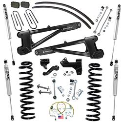 Lift Kit, 6 inch, 2008-2010 Ford F-250 and F-350 Super Duty 4WD, Diesel Engine, with Replacement Radius Arms and Fox 2.0 Series Shocks