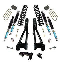 4" Lift Kit With Replacement Radius Arms and Bilstein Shocks - 2011-2015 Ford F-250/350 4WD - Diesel Engine