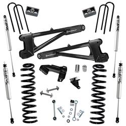 Lift Kit, 4 inch, 2011-2016 Ford F-250 and F-350 Super Duty 4WD, Diesel Engine, with Replacement Radius Arms and Fox 2.0 Series Shocks