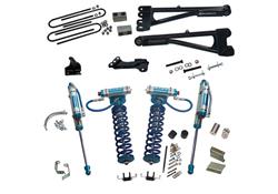 LIFT KIT 4 inch Lift Kit - 2011-2016 Ford F-250 and F-350 Super Duty 4WD - with Replacement Radius Arms, King Coilovers and King rear Shocks