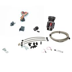 Gas Water-Meth Injection Kit , Stage 1 Boost Cooler Forced Induction (Stainless Steel Braided Line, 4AN Fittings) No Tank