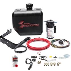 Gas Water-Meth Injection Kit , Stage 2.5 Boost Cooler Forced Induction Kit w/ 2.5 Gallon Tank. (Red High Temp Nylon Tubing, Quick-Connect Fittings)