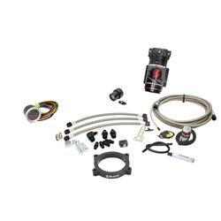 Gas Water-Meth Injection Kit , Stage 2 Boost Cooler 2016+ Chevy Camaro SS 6.2L LT1 Forced Induction Kit (Stainless Braided Line, 4AN Fittings)