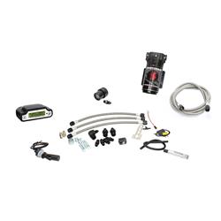 Gas Water-Meth Injection Kit , Stage 3 Boost Cooler Direct Injected 2D MAP Progressive Injection Kit (Stainless Steel Braided Line, 4AN Fittings)