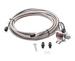Water/Methanol Injection System Replacement Part, Stainless Steel Braided Line, EPDM, 15 ft. Length, -4 AN Fittings, Trunk Mount, Kit