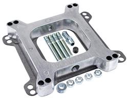 Carburetor Plate, Open Plenum, Square Bore Style, 1 in. Tall, Each