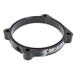 Throttle Body Spacer, Billet Aluminum, Black Anodized, Dodge, 6.2L Hellcat, Each