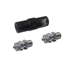 Check Valve, Water/Methanol, Quick-Connect, Black Anodized, Aluminum, 1/8 in. Male NPT, Set