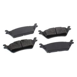 Disc Brake Pad, Rear, Ceramic, Integrally Molded with Shims, Includes Hardware, Ford, F-150, Set