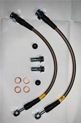 Brake Lines, Braided Stainless Steel, Center Rear, Cadillac, Chevy, GMC, Kit