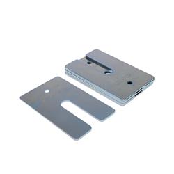 STEEL SHIMS 4x6.5x0.5°(6)