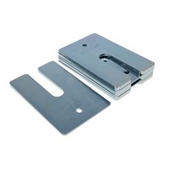 STEEL SHIMS 4x6.5x1.5°(6)