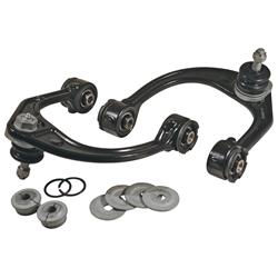 Control Arms, Ball Joints, Tubular, Steel, Black, Front Upper, Toyota, Pair