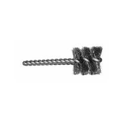 Wire Wheel Brush, Small, Mandrel End, Carbon Steel, 1.250 in. Brush Diameter, Each