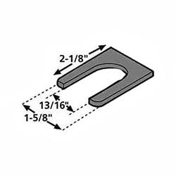 Wheel Alignment Shims, Tandem, Front, 0.031 in. Thick, Single Slot, Set of 6