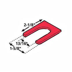 Wheel Alignment Shims, Tandem, Front, 0.125 in. Thick, Single Slot, Set of 6