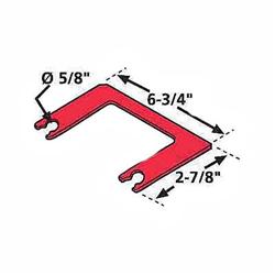 Wheel Alignment Shims, Tandem, Front, 0.063 in. Thick, Dual Slot, Set of 6