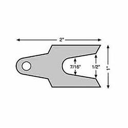 Camber/Caster Shims, Duo-Fit, .016 in. Thickness, .500 in. Tapered Slot, Set of 25