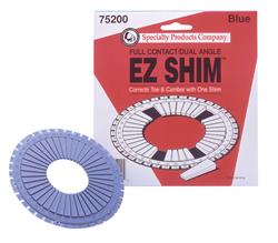 Camber/Toe Shim, Blue, 1.50 Degree Negative to 1.50 Degree Positive Camber, Rear, Passenger Car, Each