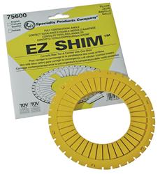 Camber/Toe Shim, Yellow, 1.50 Degree Negative to 1.50 Degree Positive Camber, Rear, Passenger Car, Each