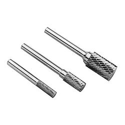 Rotary Files, Carbide, Steel, 1/4 in., 3/8 in., 5/8 in., Set of 3