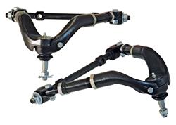 Control Arm, Performance, Fully Adjustable, Steel, Black Powdercoated, Rubber Bushing, GM, A-Body, Pair